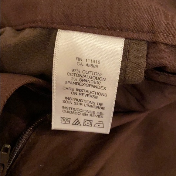 Michael Kors size 16 euc brown Gramercy fit pants - Picture 3 of 3